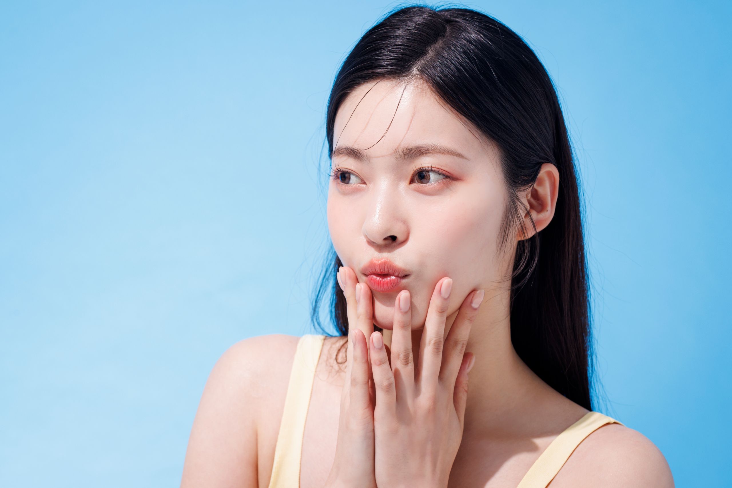 미백 사진